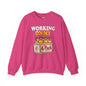 Working On My 6 Pack Crewneck Sweatshirt The Devil's Pickle