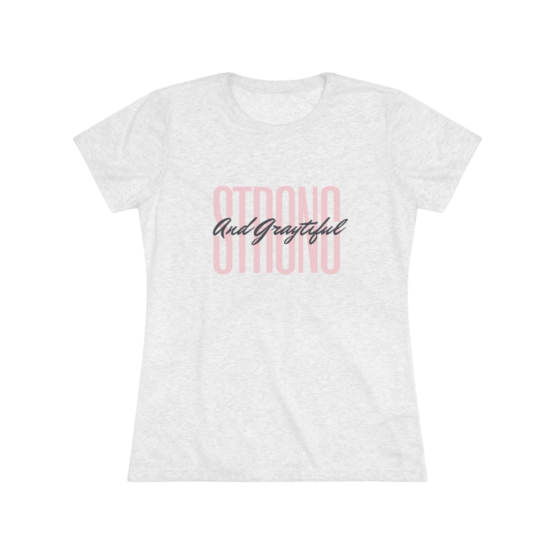 Strong and Graytiful Women's Triblend Tee Grayceful LLC