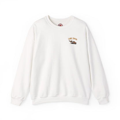 Camel Towing Back Crewneck Sweatshirt The Devil's Pickle