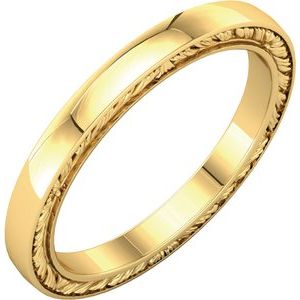 18K Yellow Band Size 7.5 Ethereal Legacy Boutiques