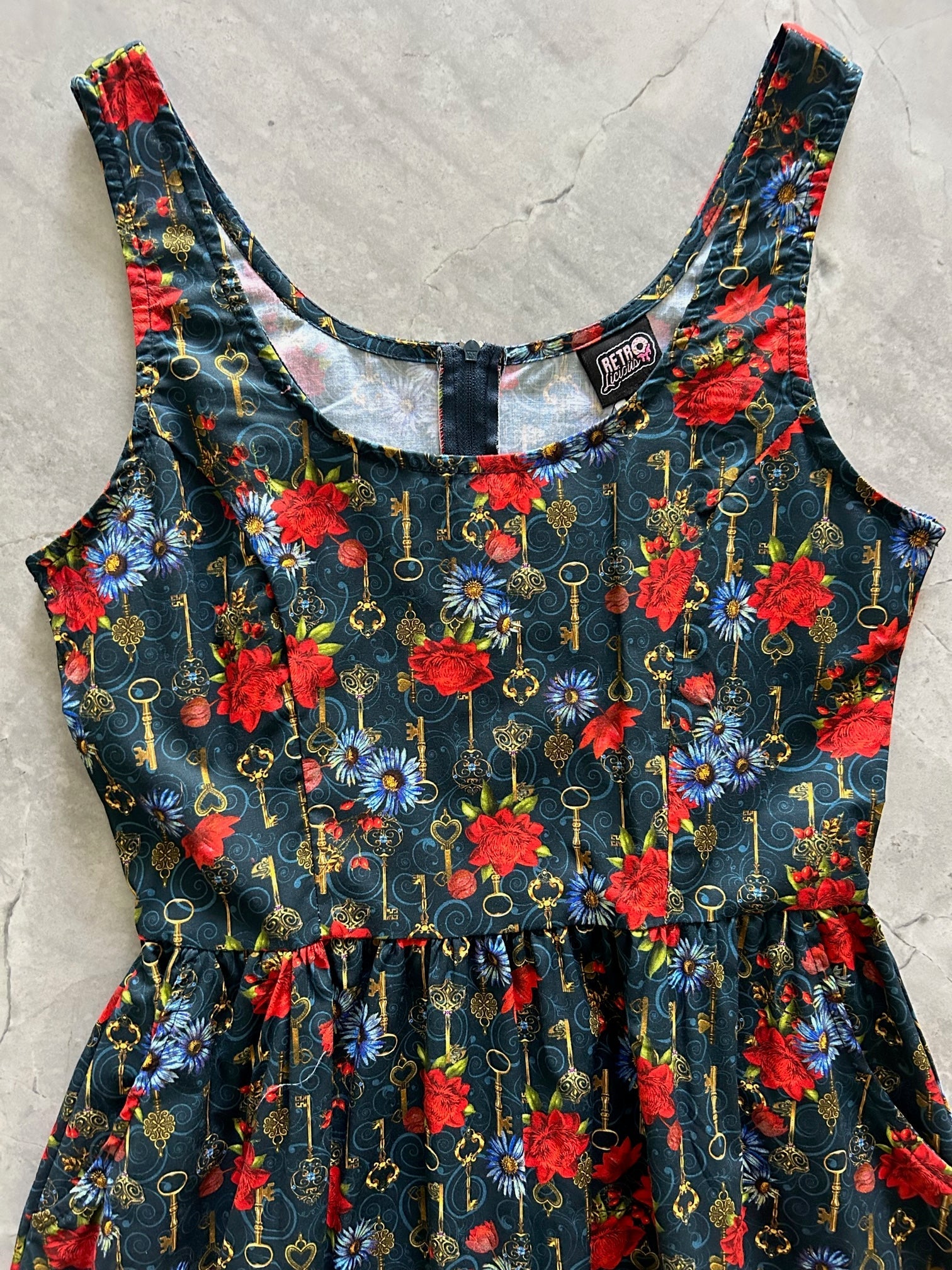 Keys Fit & Flare Dress Retrolicious