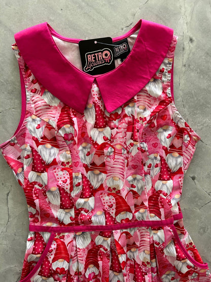 Gnomes Collared Dress Retrolicious
