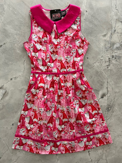 Gnomes Collared Dress Retrolicious
