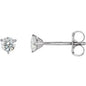 Platinum 1/4 CTW Natural Diamond Stud Earrings Ethereal Legacy Boutiques