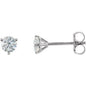 Platinum 1/2 CTW Natural Diamond Stud Earrings Ethereal Legacy Boutiques