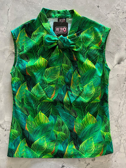 Leaves Bow Top Retrolicious