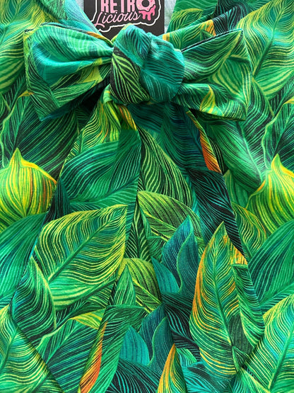 Leaves Bow Top Retrolicious