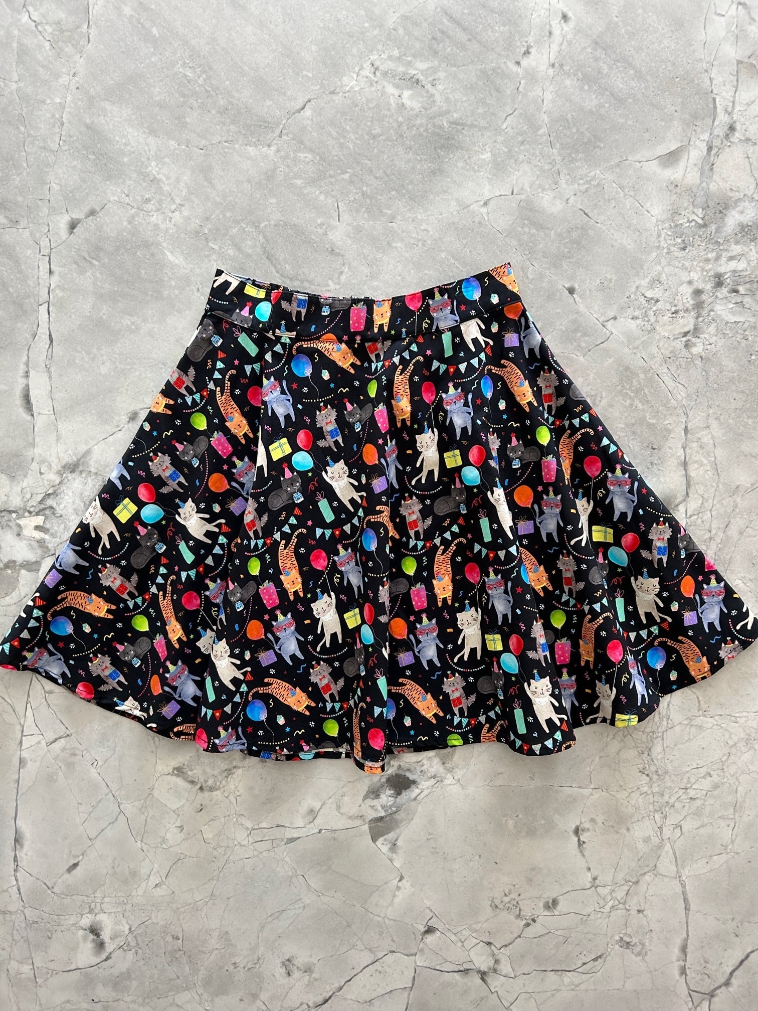 Party Cats Skater Skirt Retrolicious