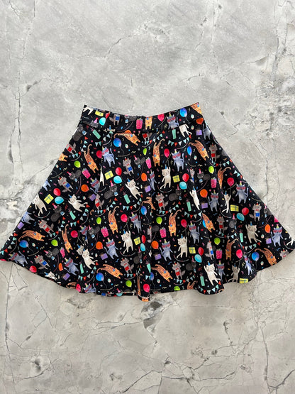 Party Cats Skater Skirt Retrolicious