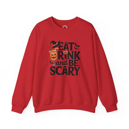 Eat Drink and Be Scary Crewneck Sweatshirt The Devil's Pickle
