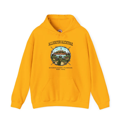 Alligator Alcatraz Hooded Sweatshirt The Devil's Pickle