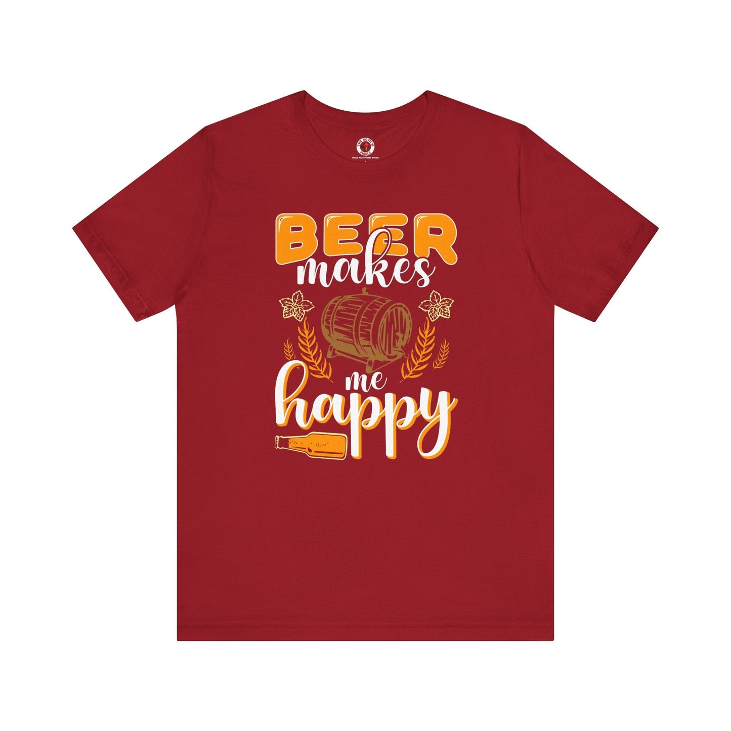 Beer Makes Me Happy T-Shirt The Devil's Pickle
