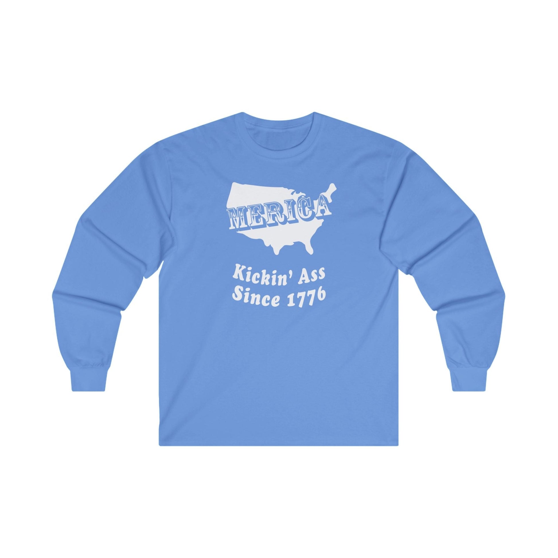 MERICA Kickin' Ass Since 1776 Long Sleeve Tee The Devil's Pickle