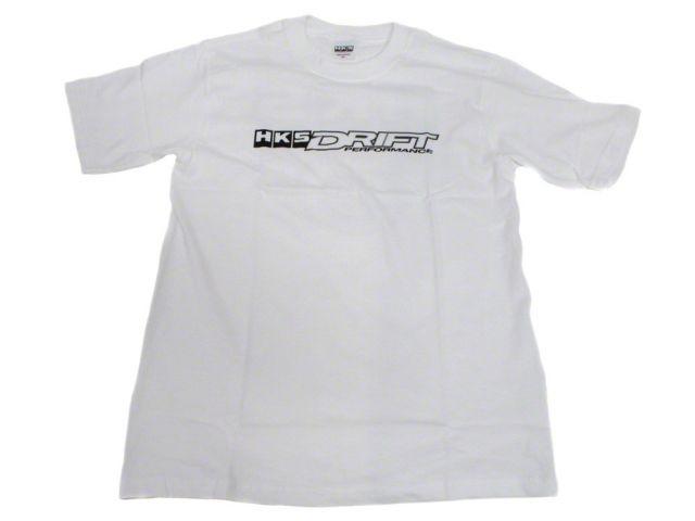 HKS Small Drift Performance White Turbee T-Shirt FR SPORT
