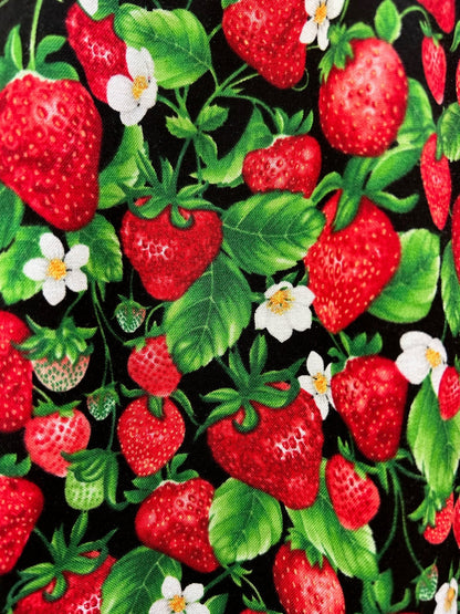 Strawberries A-line Skirt - XS only Retrolicious