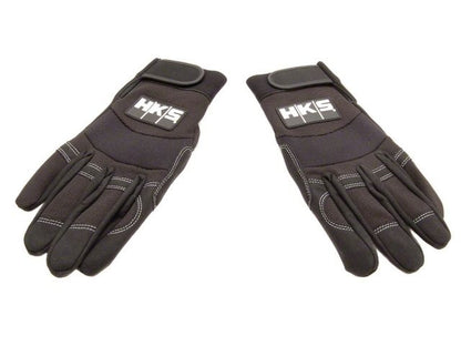 HKS Large Black Mechanic Gloves FR SPORT