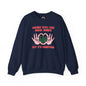 When You Are Dead Inside But It's Christmas Crewneck Sweatshirt The Devil's Pickle