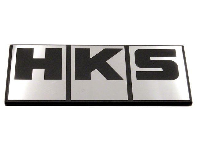 HKS Silver Block Logo Emblem FR SPORT