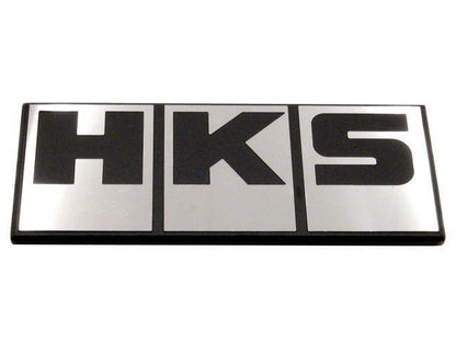 HKS Silver Block Logo Emblem FR SPORT