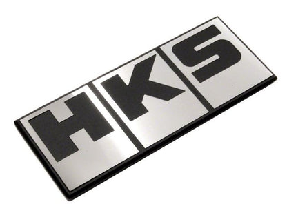 HKS Silver Block Logo Emblem FR SPORT