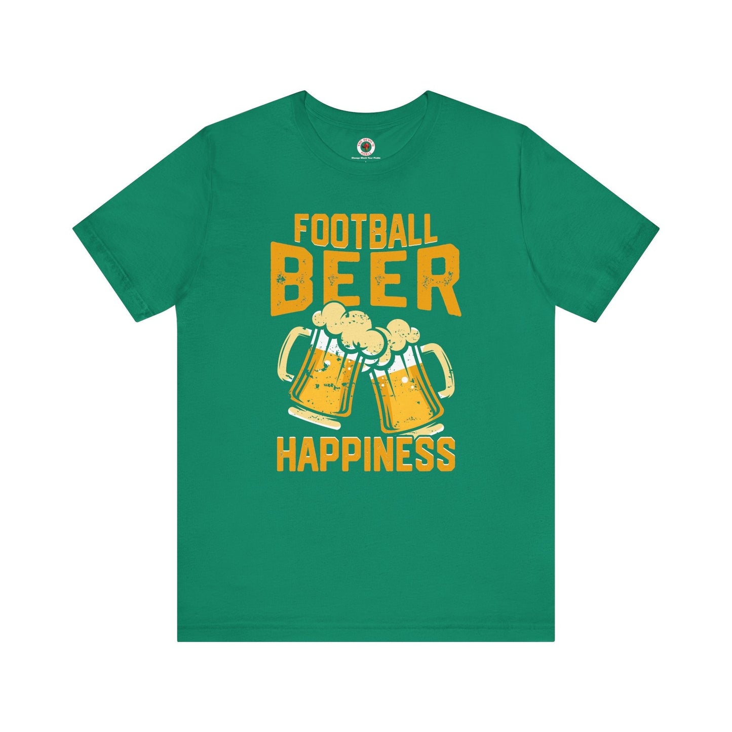 Football Beer and Happiness T-Shirt The Devil's Pickle