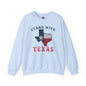 Stand With Texas Crewneck Sweatshirt The Devil's Pickle