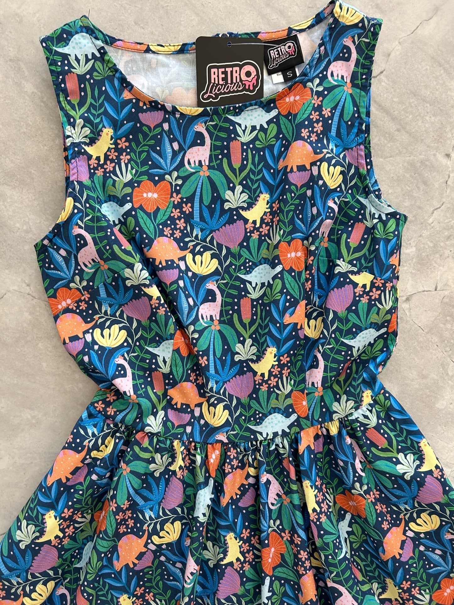 Prehistoric Vintage Dress Retrolicious