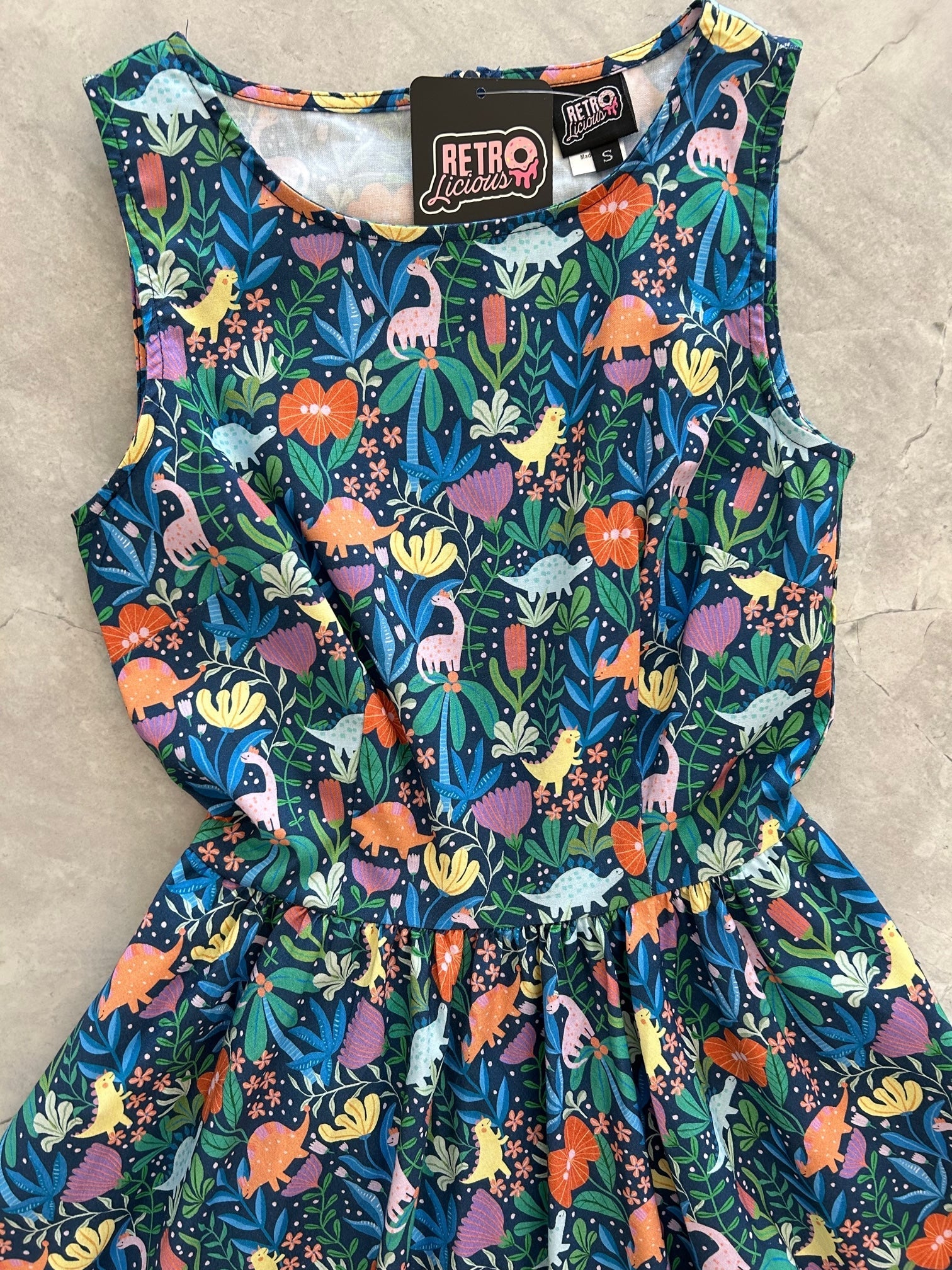 Prehistoric Vintage Dress Retrolicious