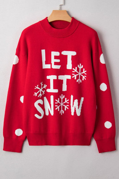 LET IT SNOW Christmas Holiday Sweater Shop Style & More | Fresh Looks, Everyday Deals & Free Shipping