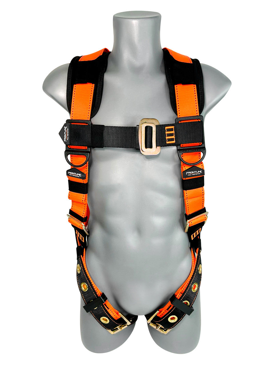 Frontline 50VTB Combat Economy Series Full Body Harness with Tongue Buckle Belt M/L VM Hardware