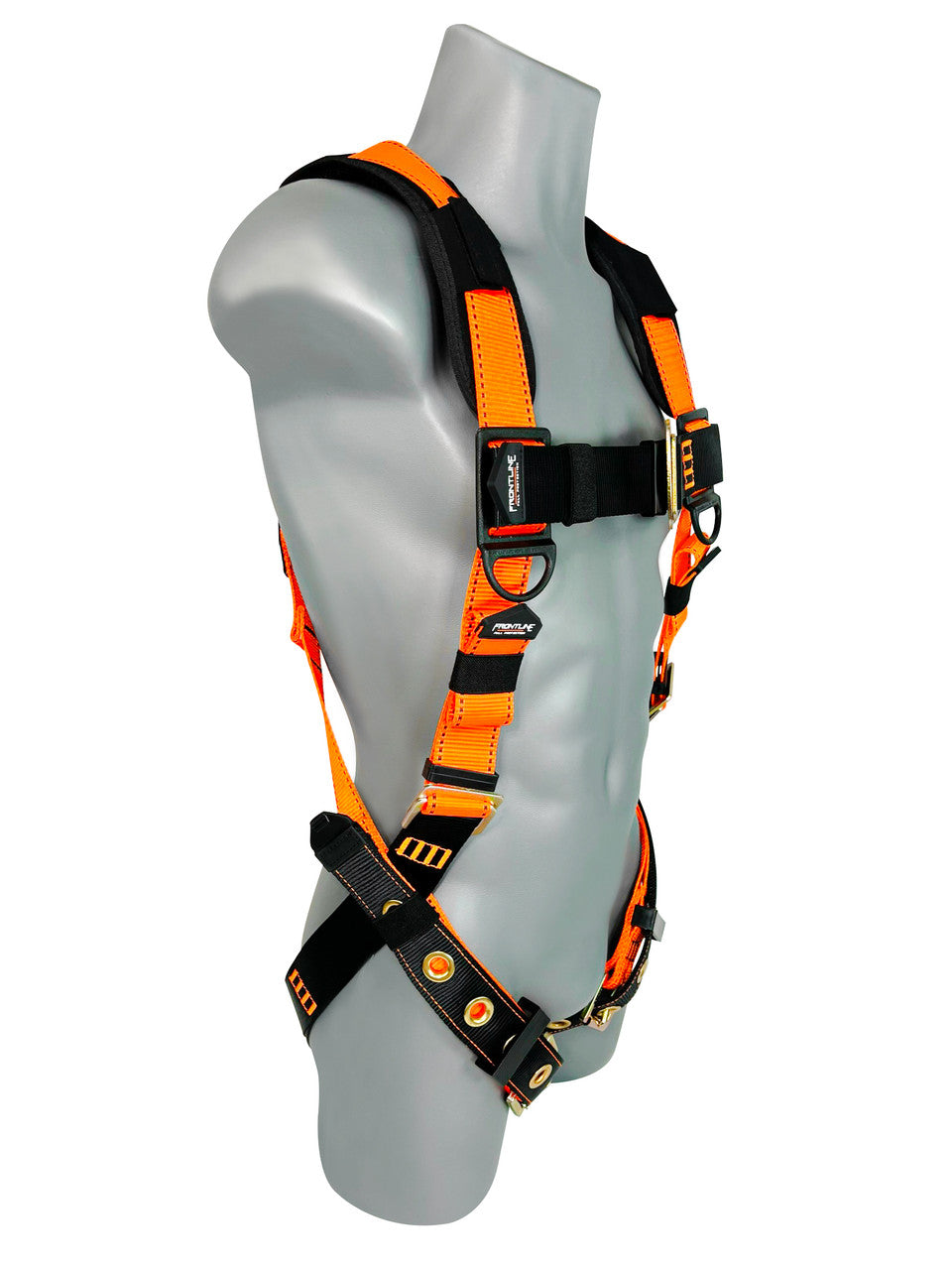 Frontline 50VTB Combat Economy Series Full Body Harness with Tongue Buckle Belt S VM Hardware