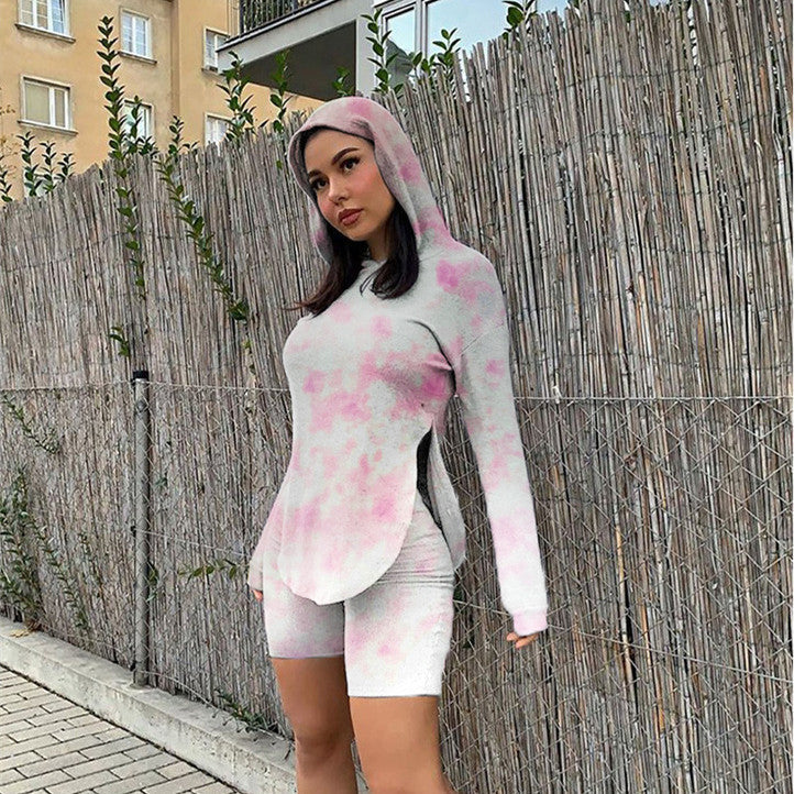 Women's Casual Fashion Hoodie Sports Two Piece Set See size chart under “more details” The Fashion Celestial