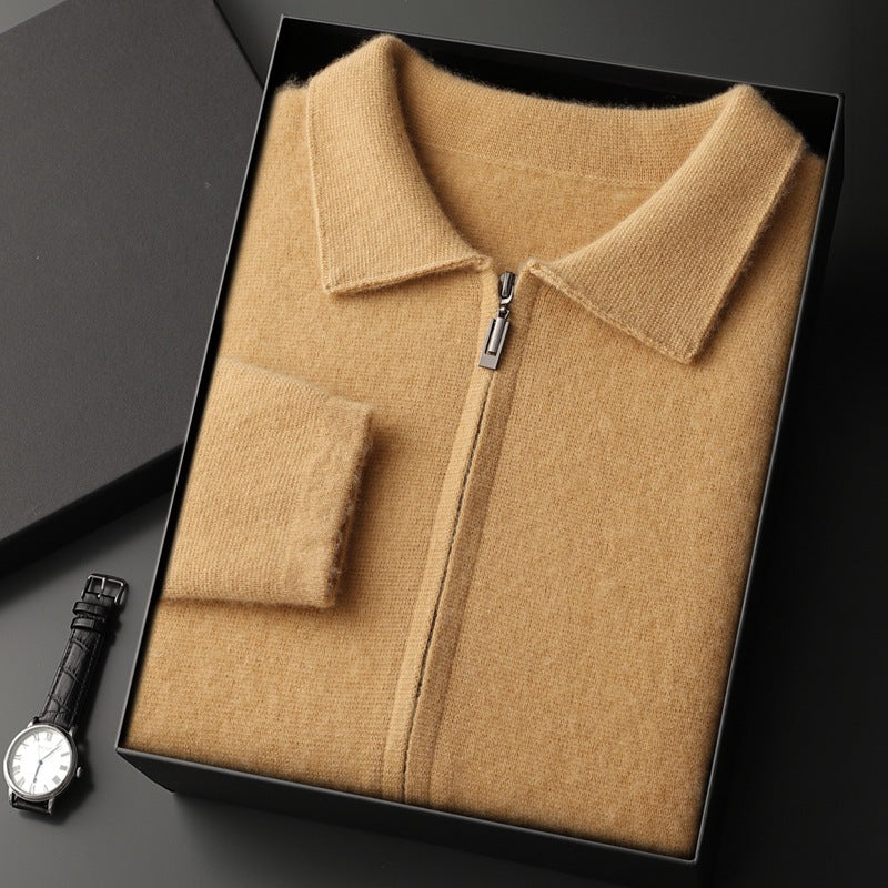 New Men's Cardigan Long Sleeve Sweater Coat Grayceful LLC