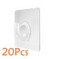 5/10/20 Pcs Wall Storage Hook Punch-free Power Plug Socket Holder Kitchen Stealth Hook Wall Adhesive Hanger Bathroom Wall Storage Hook Power Plug Socket Holder Wall Adhesive Hanger Home Office Stevvex