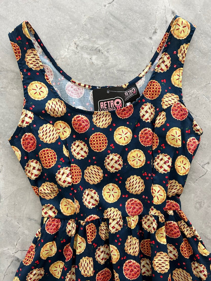 Cherry Pie Shorter Length Fit & Flare Dress - Small only, 1 left! Retrolicious