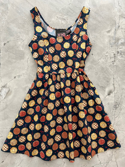 Cherry Pie Shorter Length Fit & Flare Dress - Small only, 1 left! Retrolicious