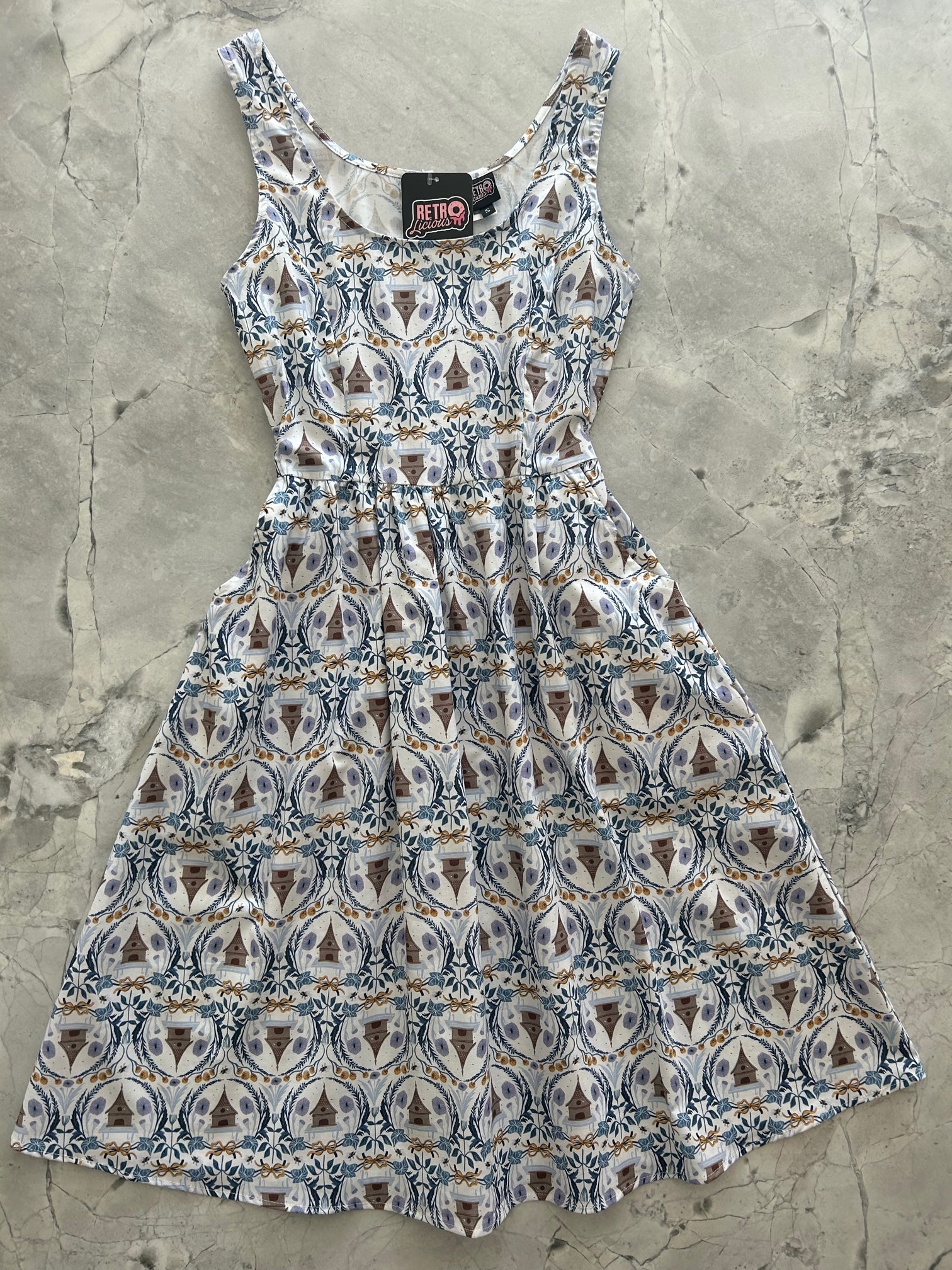 Honey I'm Home Fit & Flare Dress Retrolicious