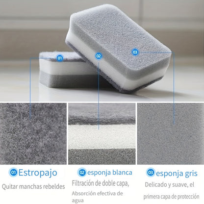 Double-sided Cleaning Spongs Household Scouring Pad Kit NovaCart