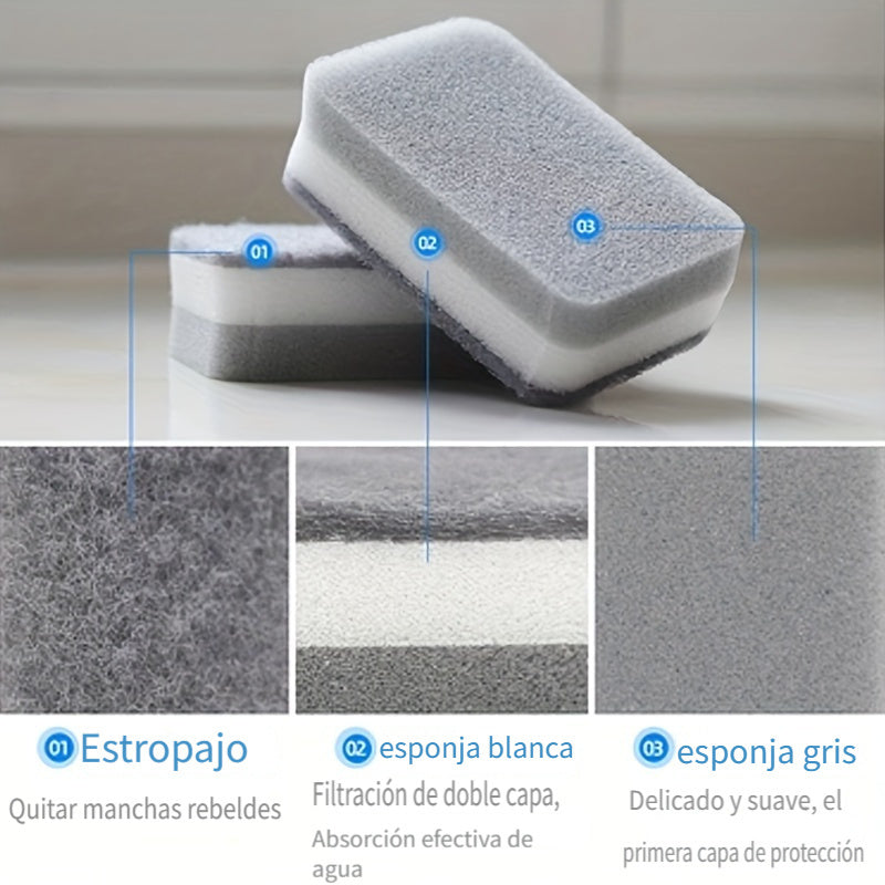 Double-sided Cleaning Spongs Household Scouring Pad Kit NovaCart