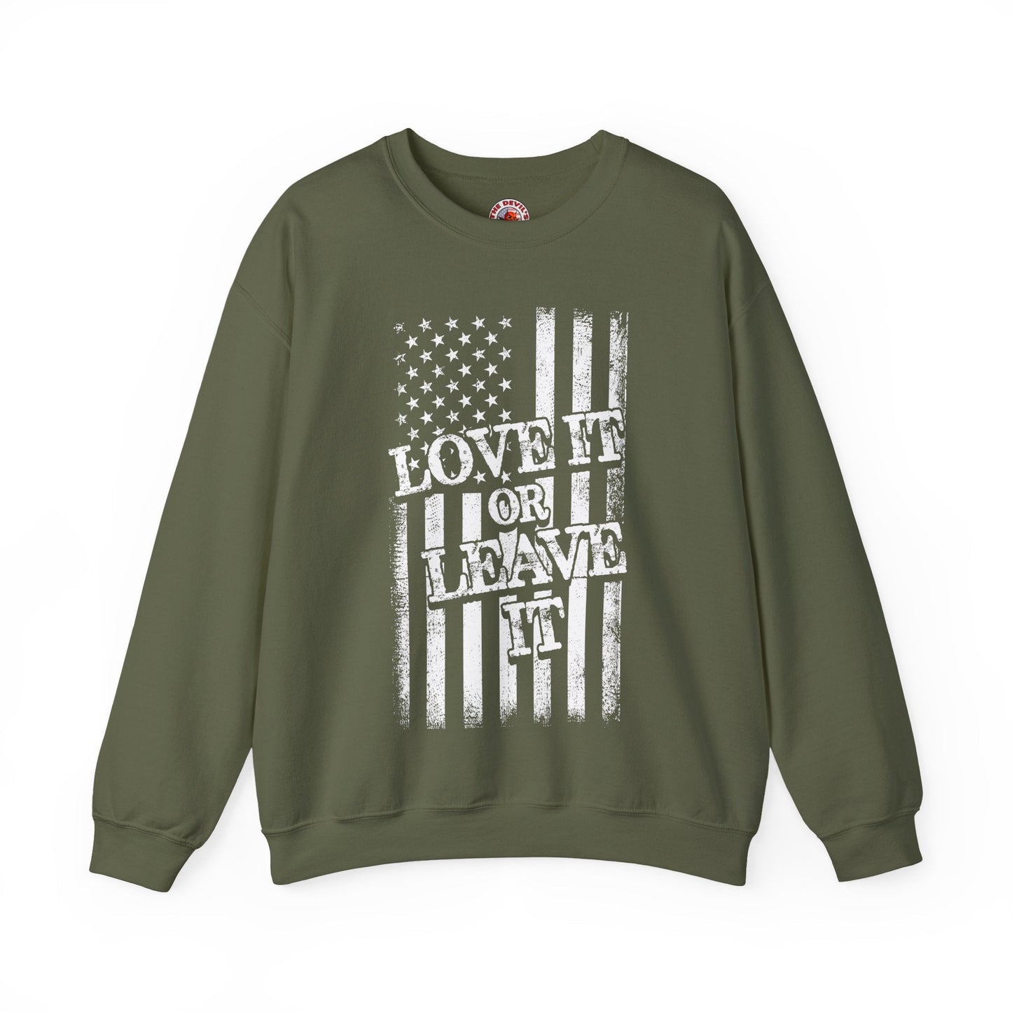 Love It Or Leave It Crewneck Sweatshirt The Devil's Pickle