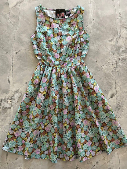 Succulent Vintage Dress - XS only, 1 left! Retrolicious