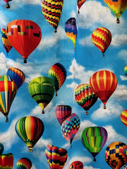 Hot Air Balloons Fit & Flare Dress Retrolicious