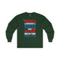 Merica Drinkin Booze And Refusin To Lose Long Sleeve Tee The Devil's Pickle