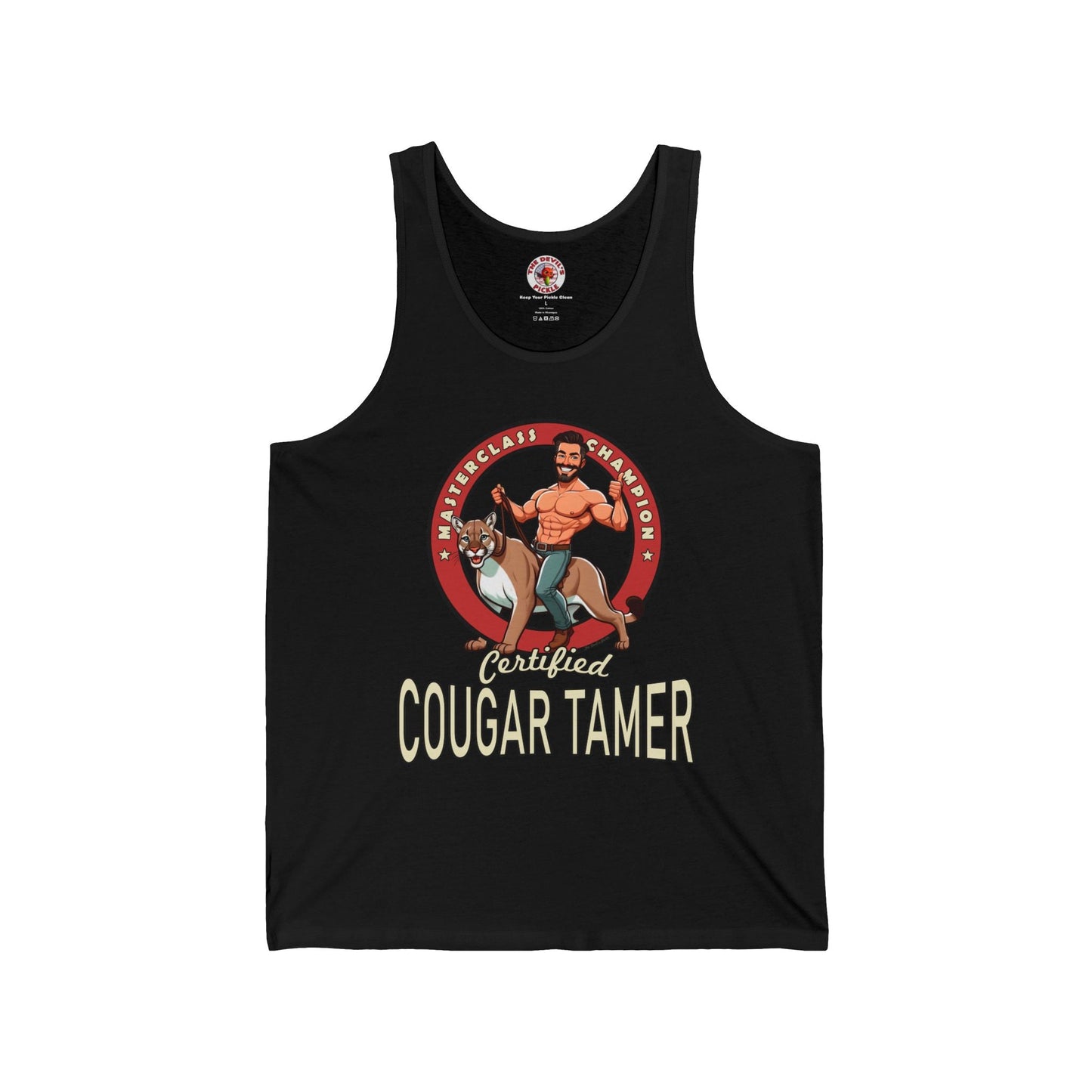 Certified Cougar Tamer Tank Top The Devil's Pickle