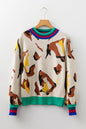 Colorblock Stripe Contrast Ribbed Knit Sweater Shop Style & More | Fresh Looks, Everyday Deals & Free Shipping