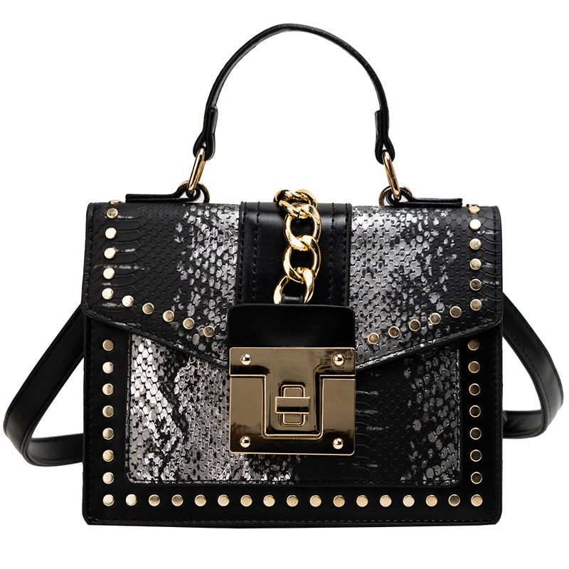 Fashion snake pattern handbag See size chart under “more details” The Fashion Celestial
