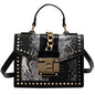 Fashion snake pattern handbag See size chart under “more details” The Fashion Celestial