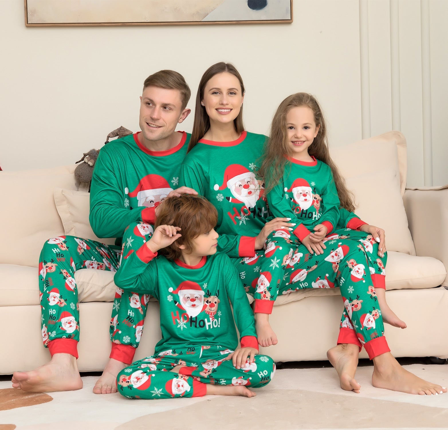 Family Matching Christmas Pajamas Santa Claus & Sleepwear for Family FitiqueFit