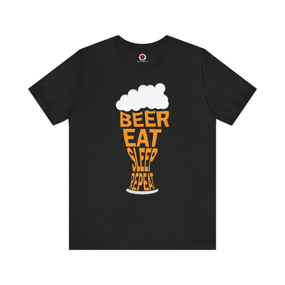Beer Eat Sleep Repeat T-Shirt The Devil's Pickle