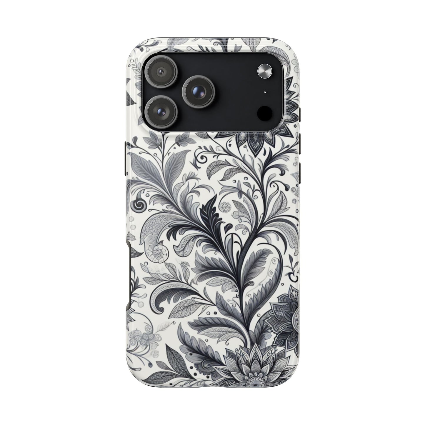 Floral Tough Phone Cases, Durable Phone Cover, Stylish Floral Design, Gift for Her, Trendy Tech Accessories, Birthday Present Grayceful LLC